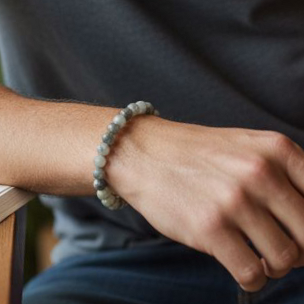 Bracelet Protection Mystique – Véritables Pierres Labradorite