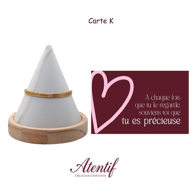 Bracelet "Les Quatre Petites Lignes d'Amour"