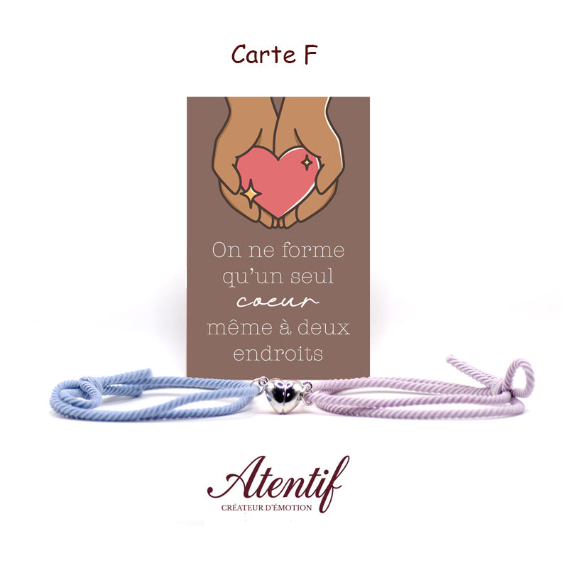 Bracelets "Moitié de mon cœur"