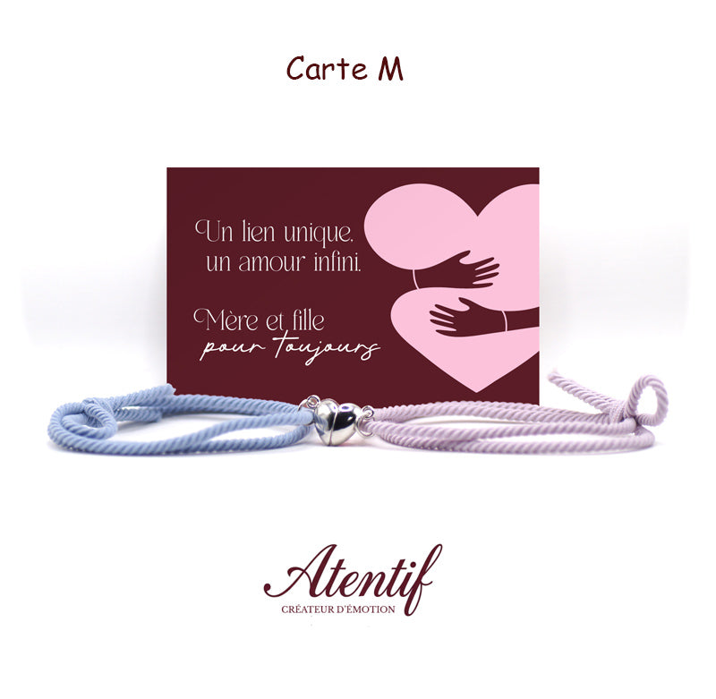 Bracelets "Moitié de mon cœur"