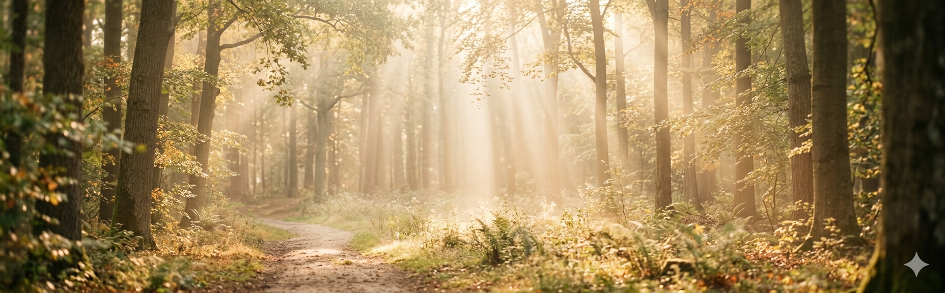 Forêt lumineuse apaisante — hypnothérapeute Rémy Bennis à Pézenas
